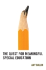 The Quest for Meaningful Special Education - Book