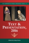 Text & Presentation, 2016 - Book