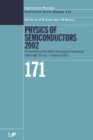 Physics of Semiconductors 2002 : Proceedings of the 26th International Conference, Edinburgh, 29 July to 2 August 2002 - eBook