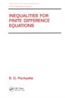 Inequalities for Finite Difference Equations - eBook
