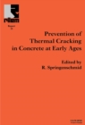 Prevention of Thermal Cracking in Concrete at Early Ages - eBook