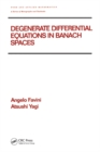 Degenerate Differential Equations in Banach Spaces - eBook