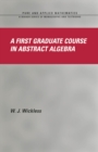 A First Graduate Course in Abstract Algebra - eBook