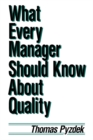 What Every Manager Should Know about Quality - eBook