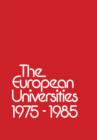 The European Universities 1975 - 1985 - eBook