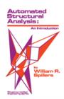 Automated Structural Analysis : An Introduction - eBook