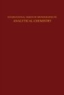 Atomic-Absorption Spectrophotometry : International Series of Monographs in Analytical Chemistry - eBook