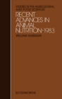 Recent Advances in Animal Nutrition-1983 : Studies in the Agricultural and Food Sciences - eBook