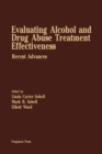 Evaluating Alcohol and Drug Abuse Treatment Effectiveness : Recent Advances - eBook