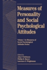Measures of Personality and Social Psychological Attitudes : Measures of Social Psychological Attitudes - eBook