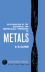 Determination of the Mechanical and Technological Properties of Metals - eBook