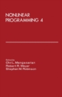 Nonlinear Programming 4 : Proceedings of the Nonlinear Programming Symposium 4 Conducted by the Computer Sciences Department at the University of Wisconsin-Madison, July 14-16, 1980 - eBook