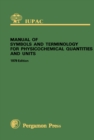 Manual of Symbols and Terminology for Physicochemical Quantities and Units - eBook