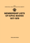 Membership Lists of IUPAC Bodies 1977-1979 - eBook