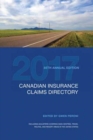 Canadian Insurance Claims Directory 2017 - Book