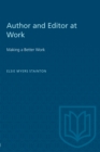 Author and Editor at Work : Making a Better Work - eBook