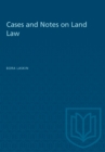 Cases and Notes on Land Law - Book