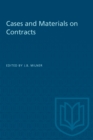 Cases and Materials on Contracts - Book