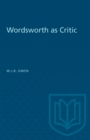 Wordsworth as Critic - Book