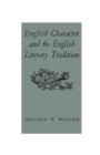 English Character and the English Literary Tradition - eBook