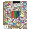 Kaleidoscope Colouring Kit Metallic Markers - Book