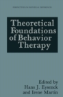 Theoretical Foundations of Behavior Therapy - eBook
