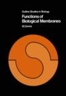 Functions of Biological Membranes - eBook