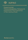 Experimental Thermodynamics Volume II : Experimental Thermodynamics of Non-reacting Fluids - eBook