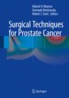 Surgical Techniques for Prostate Cancer - eBook