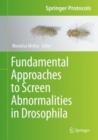 Fundamental Approaches to Screen Abnormalities in Drosophila - eBook