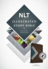 NLT Illustrated Study Bible Tutone Teal/Chocloate, Indexed - Book