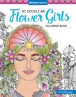 KC Doodle Art Flower Girls Coloring Book - Book