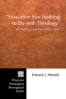 "Education Has Nothing to Do with Theology" : James Michael Lee's Social Science Religious Instruction - eBook