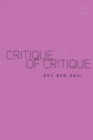 Critique of Critique - eBook