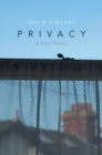Privacy : A Short History - eBook