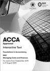 FIA Managing Costs and Finances MA2 : Interactive Text - Book