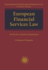 European Financial Services Law - Book