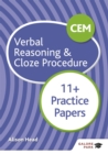 CEM 11+ Verbal Reasoning & Cloze Procedure Practice Papers - Book
