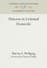 Patterns in Criminal Homicide - eBook