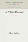 Sir William Davenant : Poet Venturer, 166-1668 - eBook