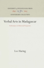 Verbal Arts in Madagascar : Performance in Historical Perspective - eBook