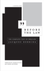 Before the Law : The Complete Text of Prejuges - Book