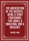 The Indiscretion of the Duchess : Being a Story Concerning Two Ladies, a Nobleman, and a Necklace - eBook