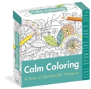 Calm Coloring Page-A-Day® Calendar 2025 : A Year of Zendoodle® Patterns - Book