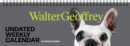 Walter Geoffrey Perpetual Undated Weekly Desk Pad Calendar - Book