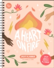 A Heart on Fire 12-Month 2024 Monthly/Weekly Planner Calendar - Book
