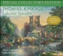 Thomas Kinkade Special Collector's Edition with Scripture 2024 Deluxe Wall Calendar with Print : Lakeside Splendor - Book
