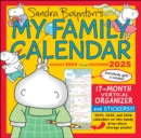 Sandra Boynton's My Family Calendar 17-Month 2024-2025 Family Wall Calendar - Book