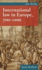 International Law in Europe, 700-1200 - Book
