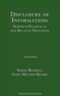 Disclosure of Information: Norwich Pharmacal and Related Principles - eBook